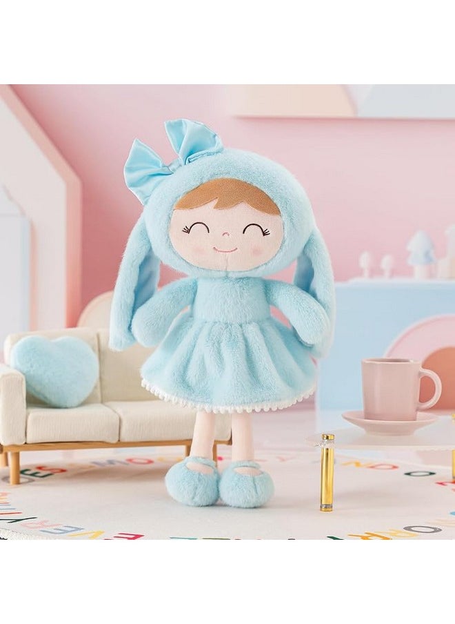 AVSHUB AVSHUB Super Soft Toy Stuffed Bunny Baby Doll Plush Toys for Kids Baby Girls Lovable and Huggable Gift for Birthdays & Occasions for Children Home Decor (Size 40 cm) (Blue)  - Image 2