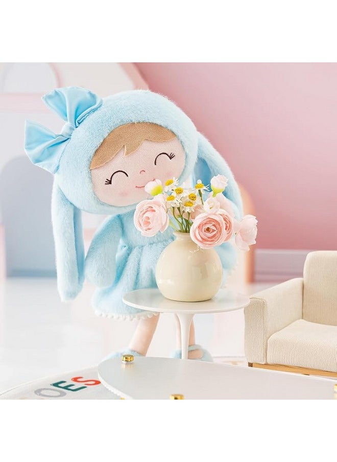 AVSHUB AVSHUB Super Soft Toy Stuffed Bunny Baby Doll Plush Toys for Kids Baby Girls Lovable and Huggable Gift for Birthdays & Occasions for Children Home Decor (Size 40 cm) (Blue)  - Image 3