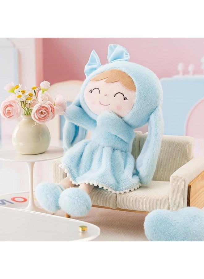 AVSHUB AVSHUB Super Soft Toy Stuffed Bunny Baby Doll Plush Toys for Kids Baby Girls Lovable and Huggable Gift for Birthdays & Occasions for Children Home Decor (Size 40 cm) (Blue)  - Image 4