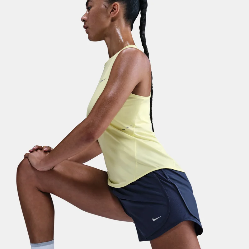 Nike Blue Women's Tempo Dri-FIT Brief-Lined Running Shorts for Women | Best Price UAE