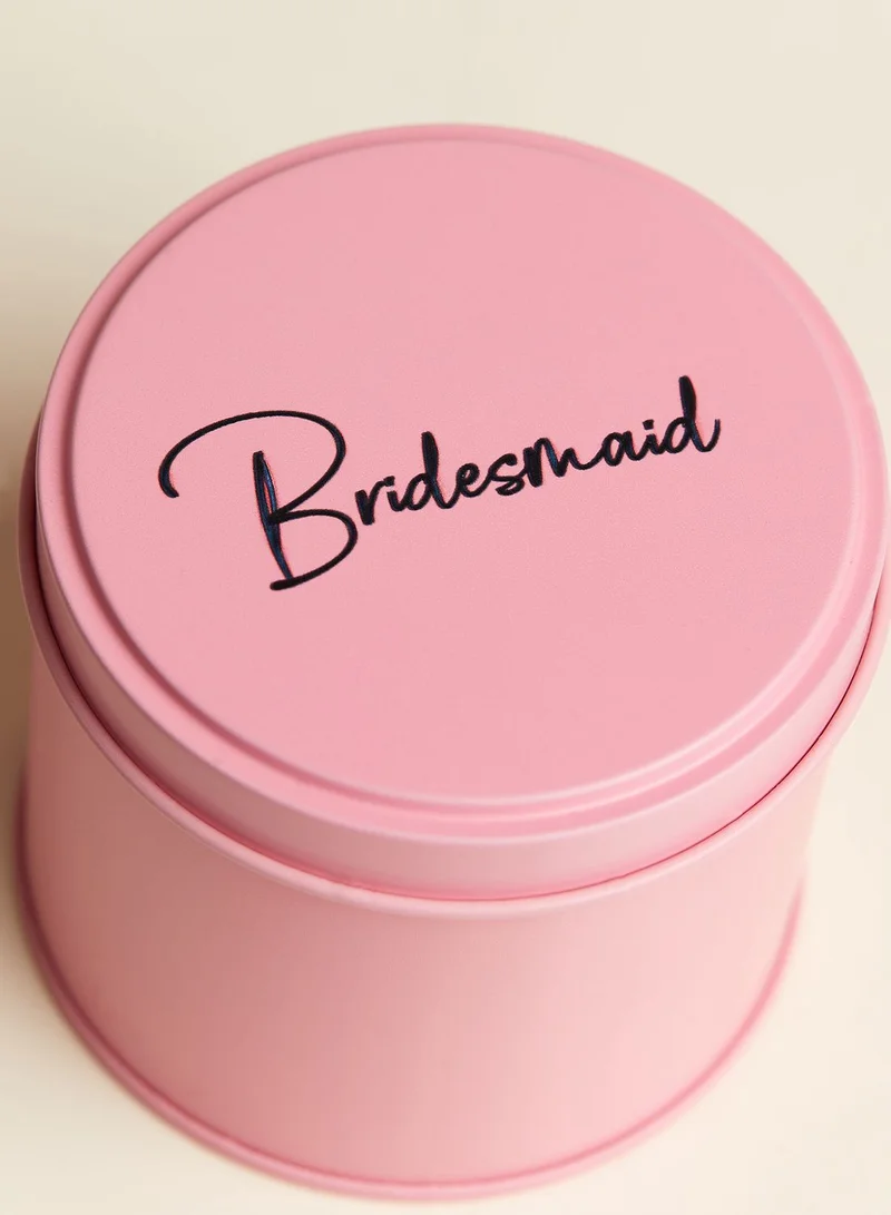 Flamingo Candles Bridesmaid Tin Candle