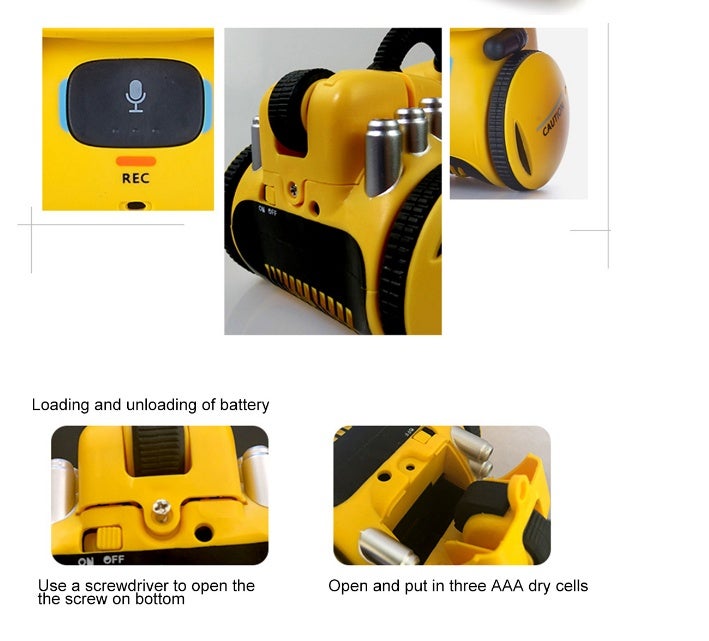 Robot Toy, STEM Toys Robotics for Kids,Dance,Sing,Speak Like You,Recorder,Touch and Voice Control - Image 4