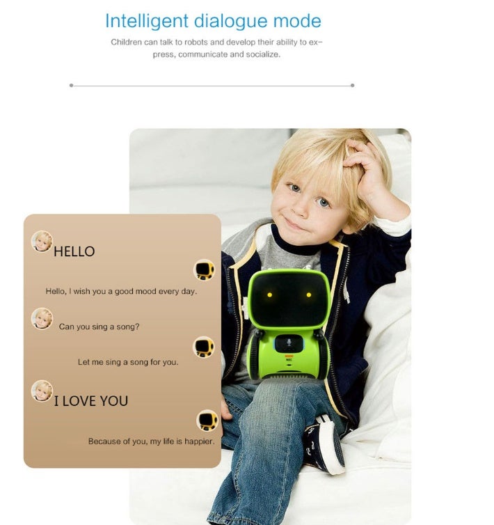 Robot Toy, STEM Toys Robotics for Kids,Dance,Sing,Speak Like You,Recorder,Touch and Voice Control - Image 2