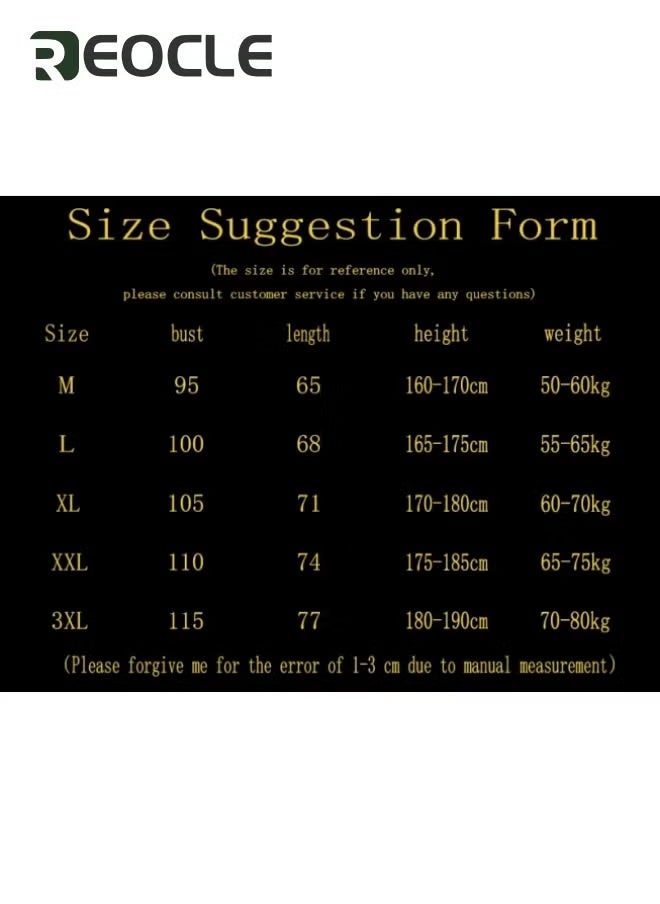 REOCLE - Mens Long Sleeve Compression Sport Outfits Sun Protection Running Top Cool Dry Baselayer Athletic Fitness Clothes White - Image 1