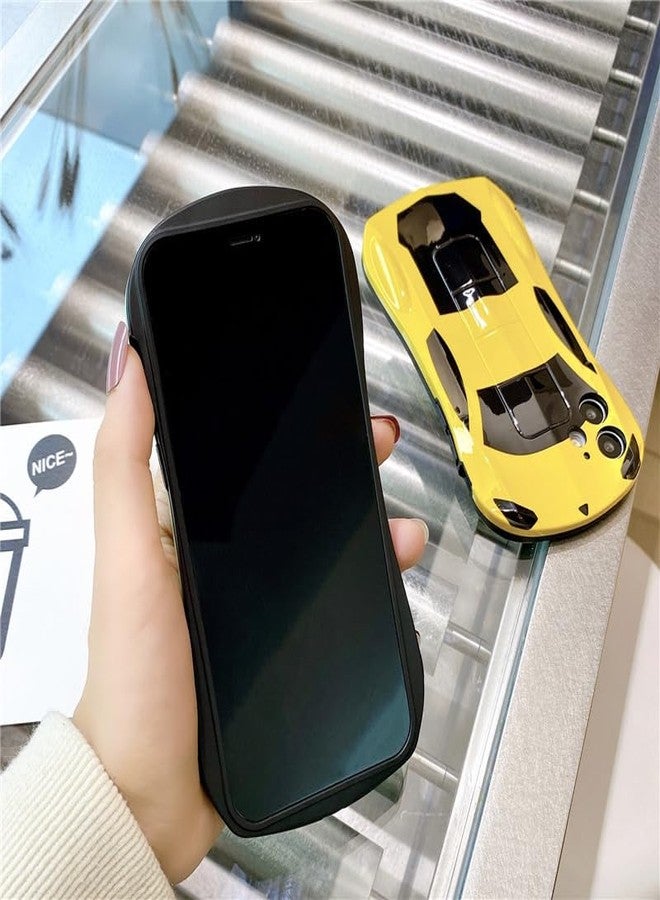 جراب هاتف بونيسي ثلاثي الأبعاد بتصميم سيارة سباق رياضية، مناسب للرجال والنساء، مصنوع من مطاط السيليكون TPU الناعم، متوافق مع آيفون 16 برو ماكس، يوفر حماية كاملة للهاتف - وردي - Image 5