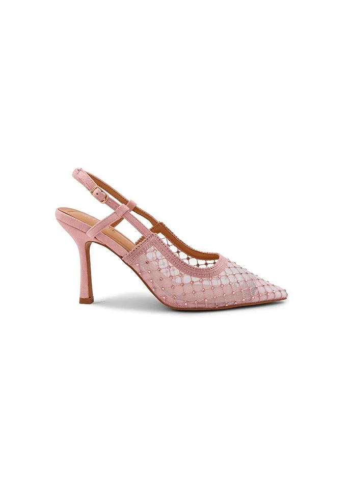 كابلي Cuple Mesh Slingback Pumps
