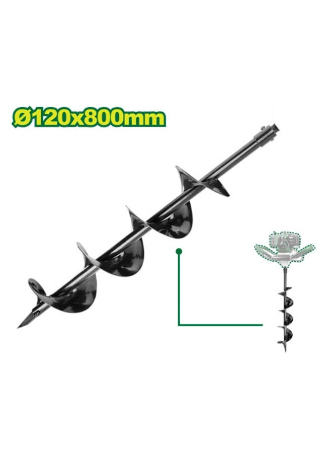 DYLLU 52cc Earth Auger 1.4kW – Petrol Post Hole Digger with 120x800mm Bit - Image 2