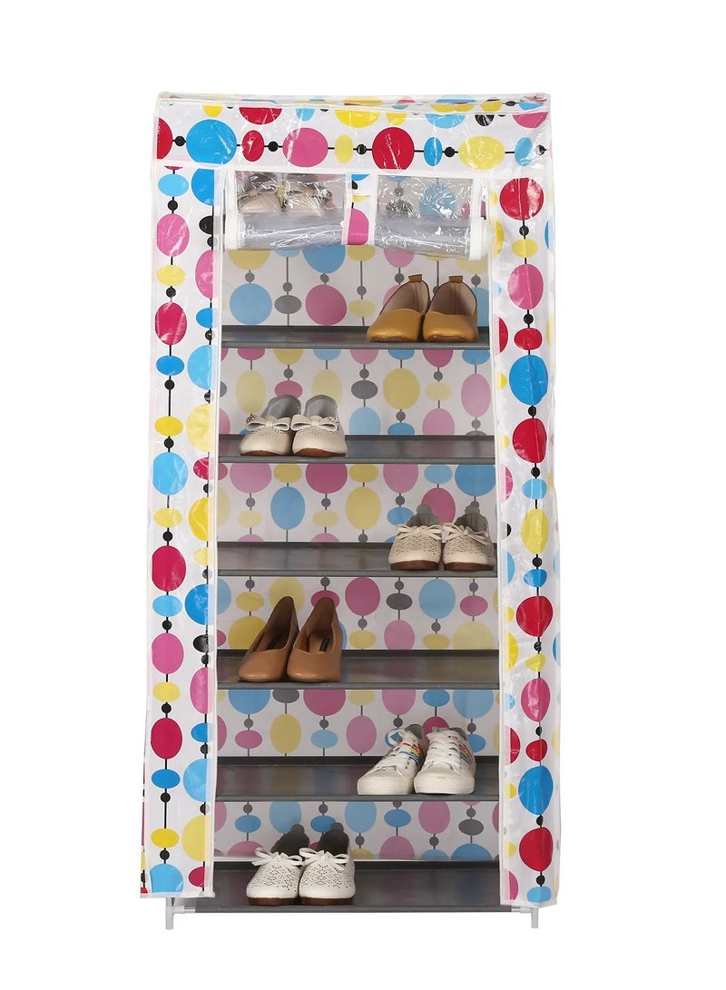 Generic Waterproof Cloth Shoe Cabinet – Lightweight and Easy to Assemble Kids Wardrobe with Shoe Storage – Multi-Functional Organizer for Shoes, Clothes, and Accessories  - Image 1