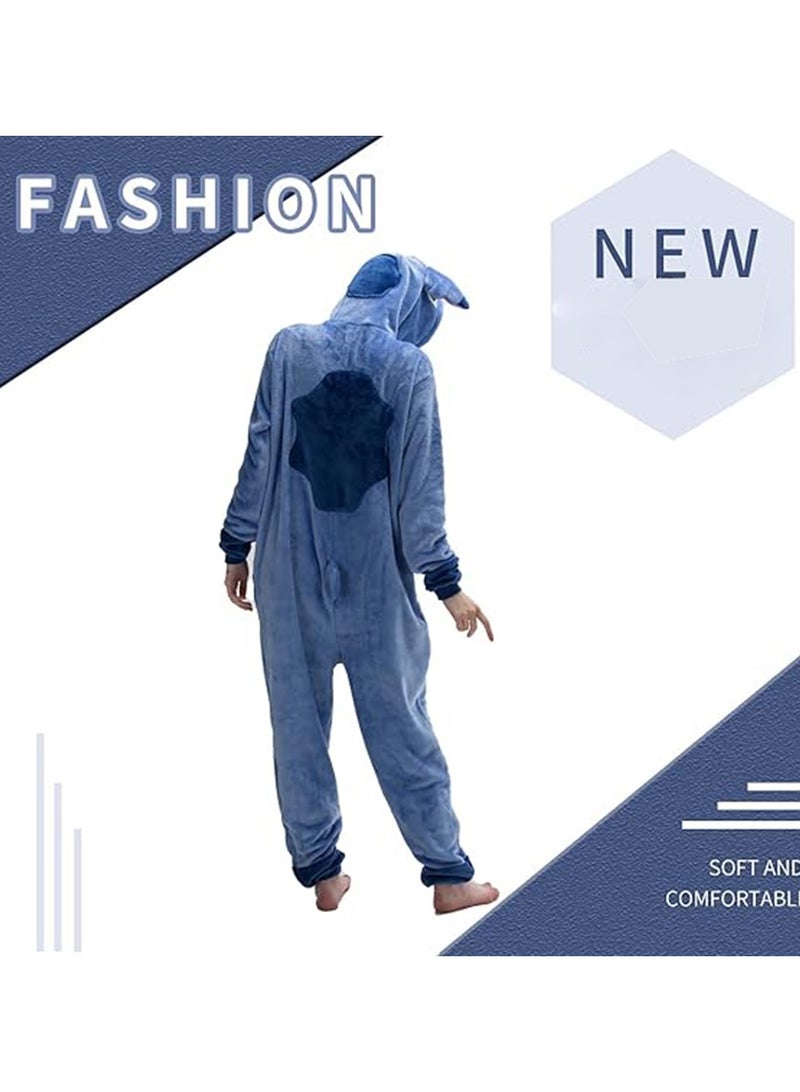 Snug Fit Unisex Adult Onesie Pajamas, Cosplay Animal One Piece  Costume Sleepwear Homewear  - Image 5