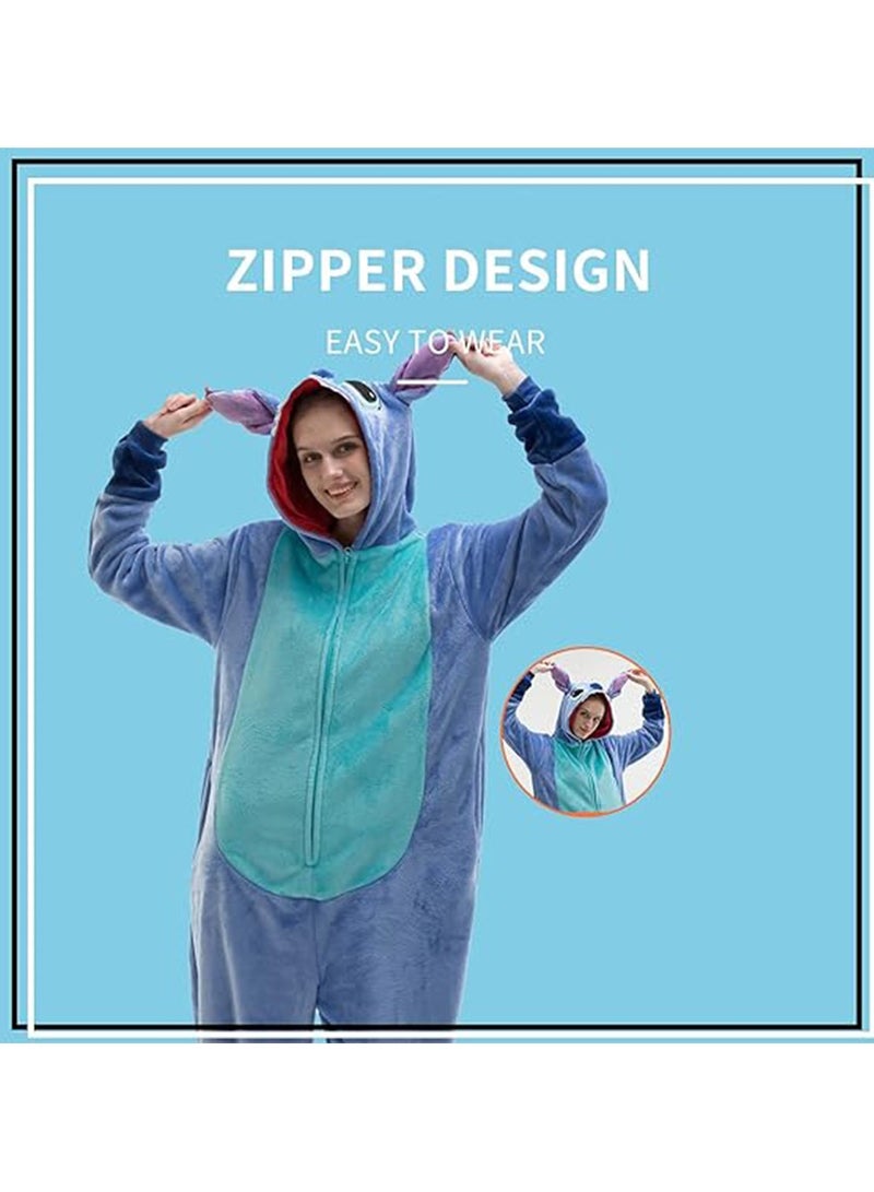 Snug Fit Unisex Adult Onesie Pajamas, Cosplay Animal One Piece  Costume Sleepwear Homewear  - Image 4