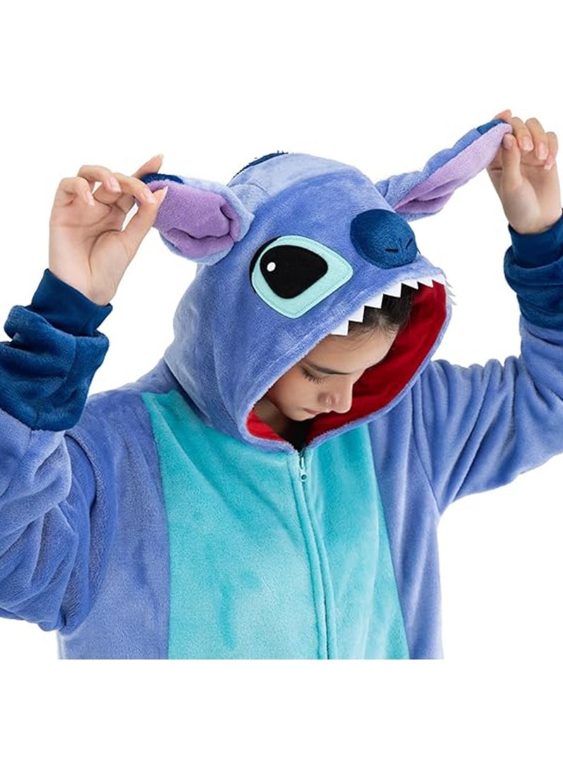 Snug Fit Unisex Adult Onesie Pajamas, Cosplay Animal One Piece  Costume Sleepwear Homewear  - Image 3