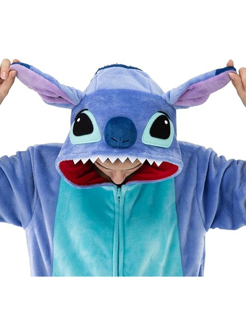 Snug Fit Unisex Adult Onesie Pajamas, Cosplay Animal One Piece  Costume Sleepwear Homewear  - Image 2