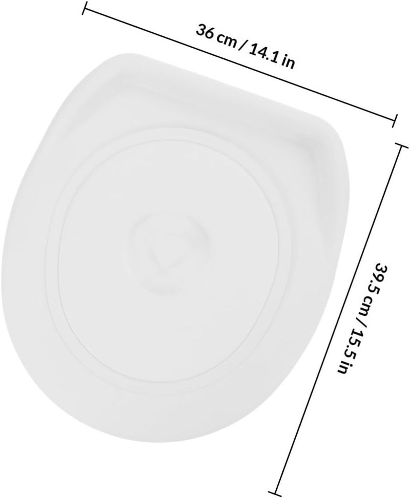 SHOWERORO Portable Toilet Seat and Lid Thickened Cover Lid Simple Toilet Part for Camping and Emergency Use for Travel - Image 2