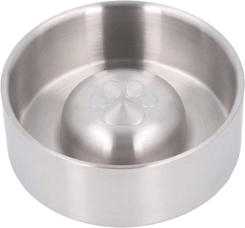 Asixxsix Slow Feeder Dog Bowl, Rust Proof Scratch Resistant Stainless Steel Dog Bowls, Large Slow Feeder Bowls with Non Slip Bottom Dishwasher Safe for Small Medium Large Dogs (L) - Image 2