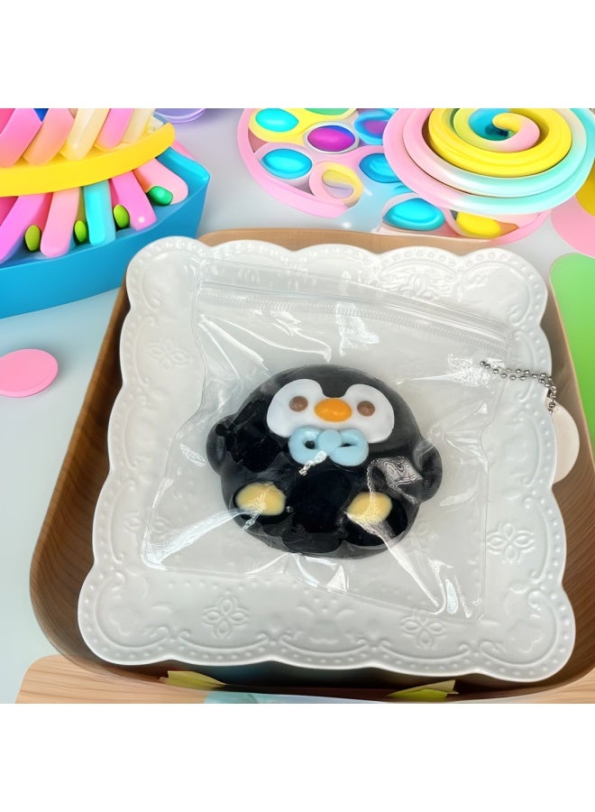 Loquat Handmade Food Grade Silicone Cream Mud Sense Kneading Music Decompression Relief Toy Handmade DIY-Color:Spongebob Squarepants Burger (210g)-Specifications:Purely Handmade Silicone Pinch And Free Rep - Image 2