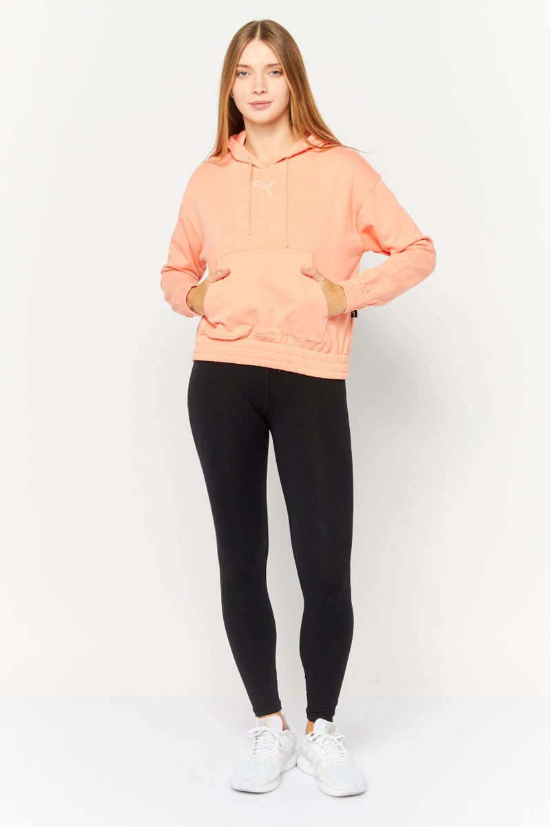 PUMA Women Sportswear Fit Long Sleeve Training Sweatshirt, Peach - Image 2