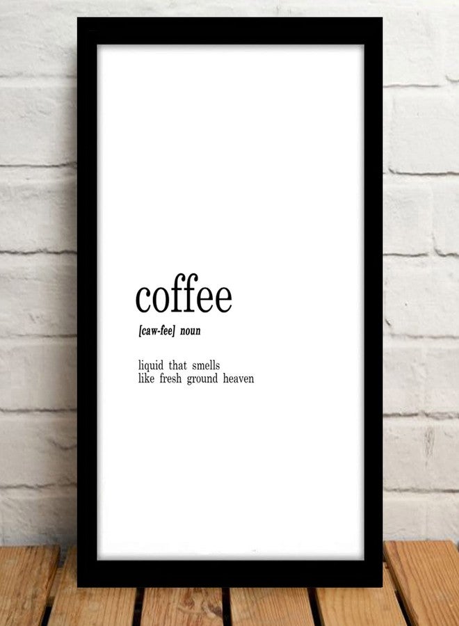 GRAY WALL Good Hope Coffee Definition Funny Quote Frame Poster For Cafe Restaurants | Dictionary Framed Poster | Black & White Print A4 Size 10inch x 13inch For Wall Decoration Office Living Room Kitchen Hostel & Room Decor Photo Frame - Image 2