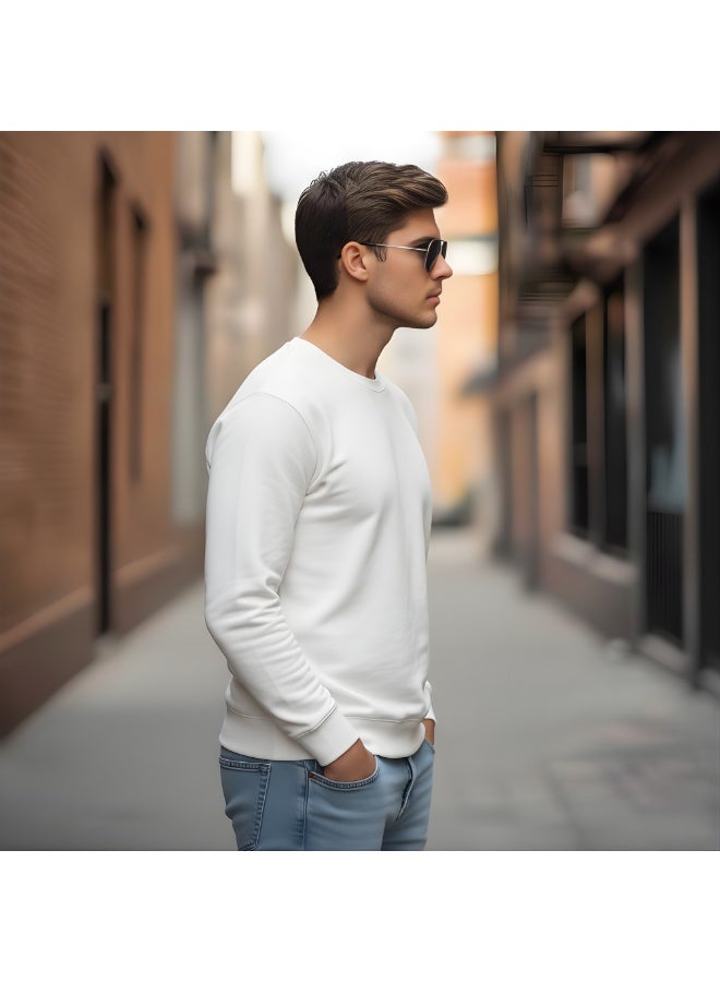 PRINTSHOP4ME Father's Day Mens Sweatshirt–Full Sleeve,Round Neck,Soft Cotton Sweatshirt|Casual Everyday Outfit|Mens Sweatshirt For Father's Day - Image 5