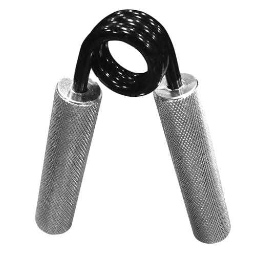 USI UNIVERSAL Steel Heavy Duty Hand Grip Strengthener, Wrist & Forearm Hand Exerciser, Finger Exerciser, Hand Gripper Grip Strength Trainer (Silver-200 lbs/100Kg Weight Capacity) - Image 2