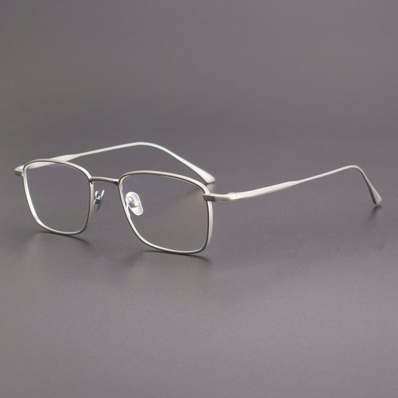 Chord F Titanium Eyeglass Frames for Women, Make the Face Look Smaller, Can Be Fitted with Prescription Lenses, Available in Multiple Colors, Trendy and Fashionable for Men, Suitable for Business Use - Image 1