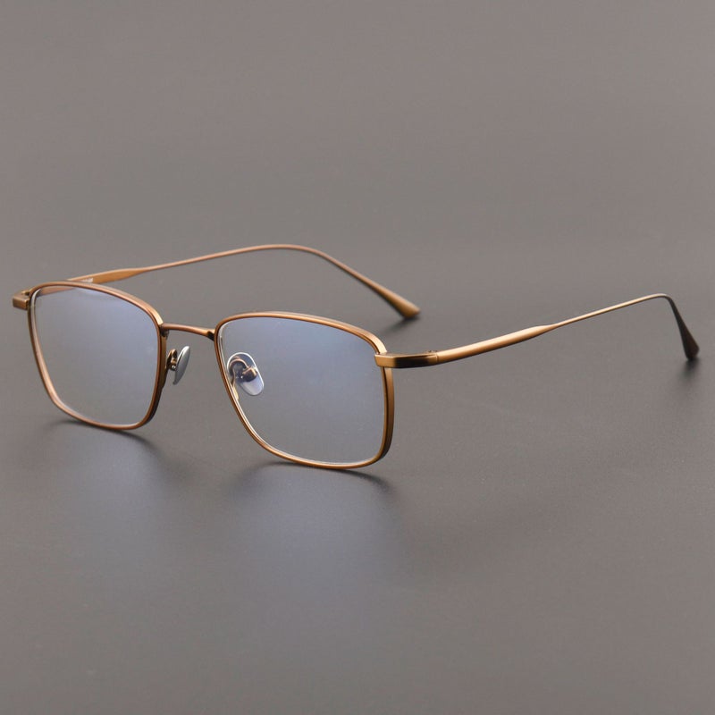 Chord F Titanium Eyeglass Frames for Women, Make the Face Look Smaller, Can Be Fitted with Prescription Lenses, Available in Multiple Colors, Trendy and Fashionable for Men, Suitable for Business Use - Image 2