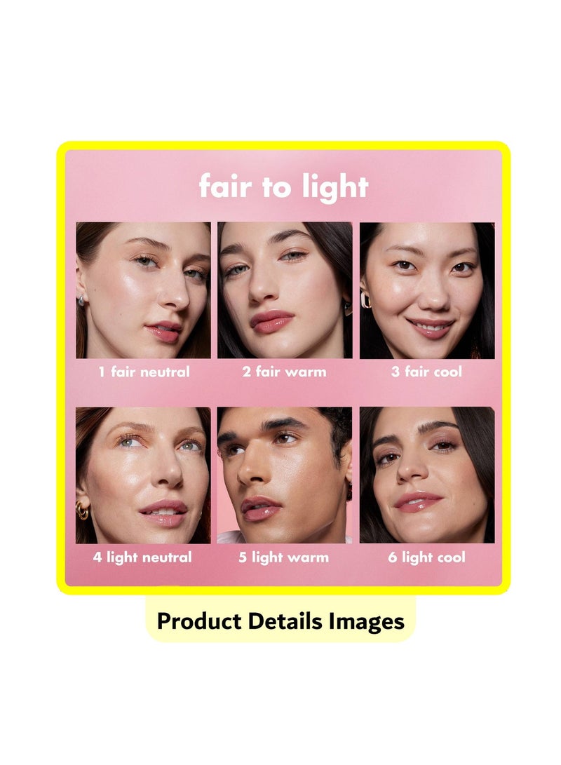 elf Halo Glow Skin Tint Light Coverage Foundation - Mineral SPF 50 - 6 Light Cool - Image 4