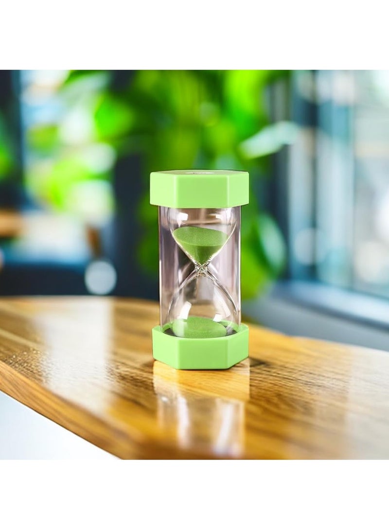 Rubik Sand Timer, 30 Minutes Creative Vintage Hourglass for Office Home Kitchen Desktop Decoration (Green, 30 min) - Image 5