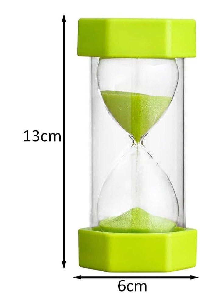 Rubik Sand Timer, 30 Minutes Creative Vintage Hourglass for Office Home Kitchen Desktop Decoration (Green, 30 min) - Image 2
