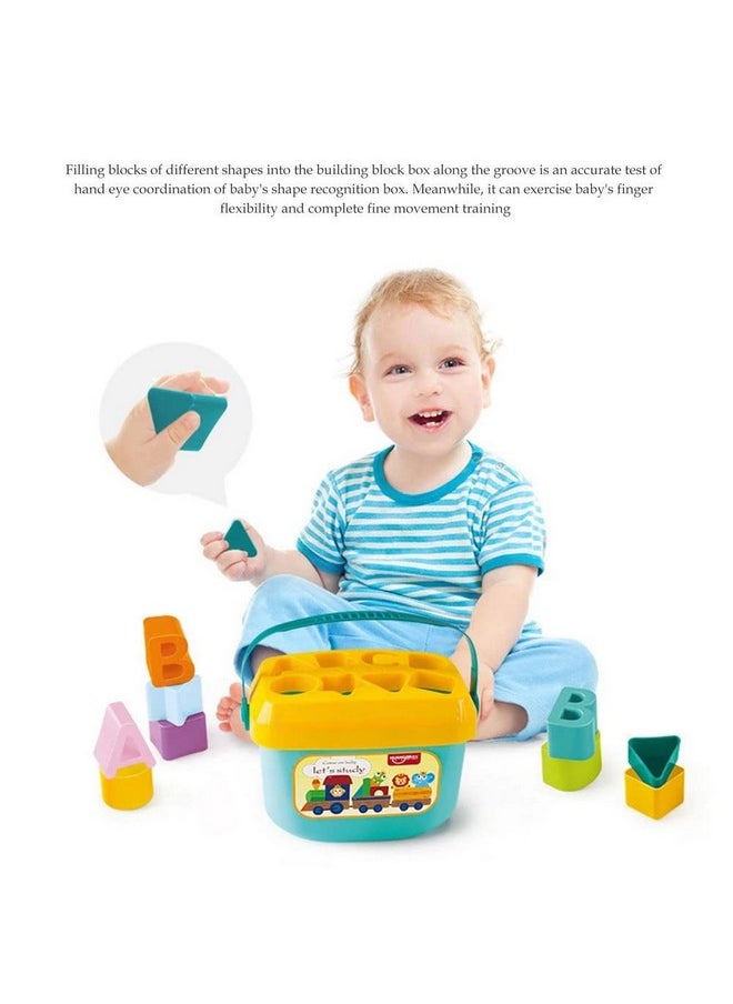 Smartcraft Baby First Blocks Building Blocks, Alphabets And Shapes Learning - Multicolor  - Image 4