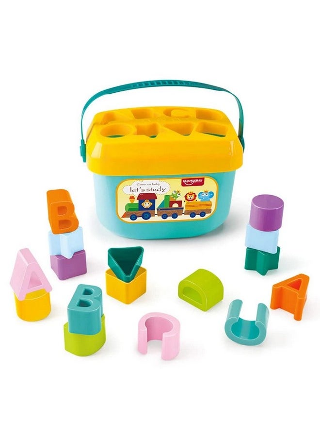 Smartcraft Baby First Blocks Building Blocks, Alphabets And Shapes Learning - Multicolor  - Image 1