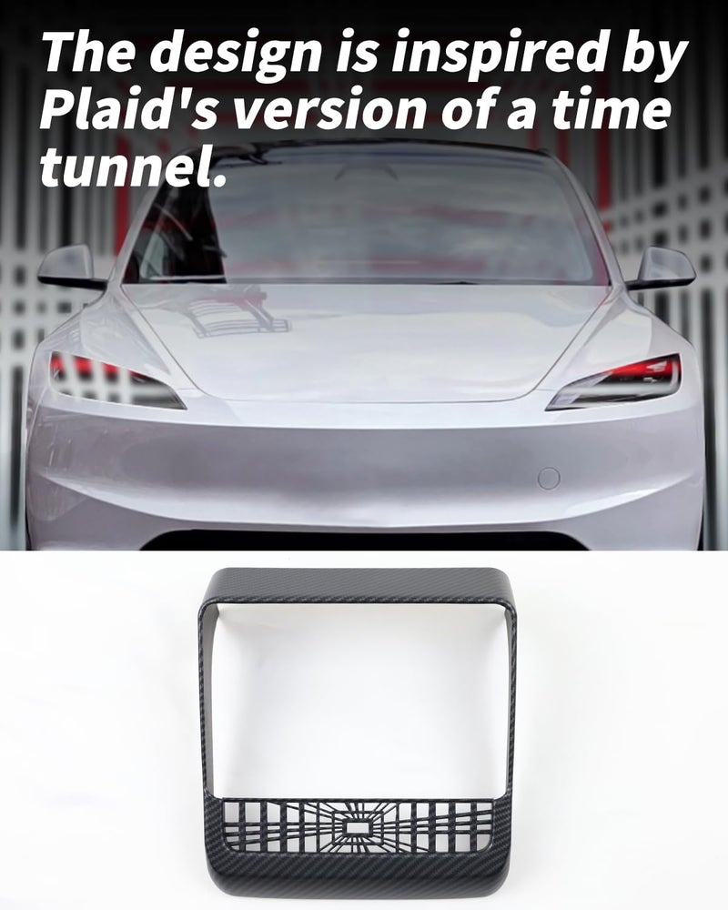 KKTR-CAR Model 3 Carbon Fiber Pattern AC Vents Cover for Tesla Model 3 2024 - Image 5