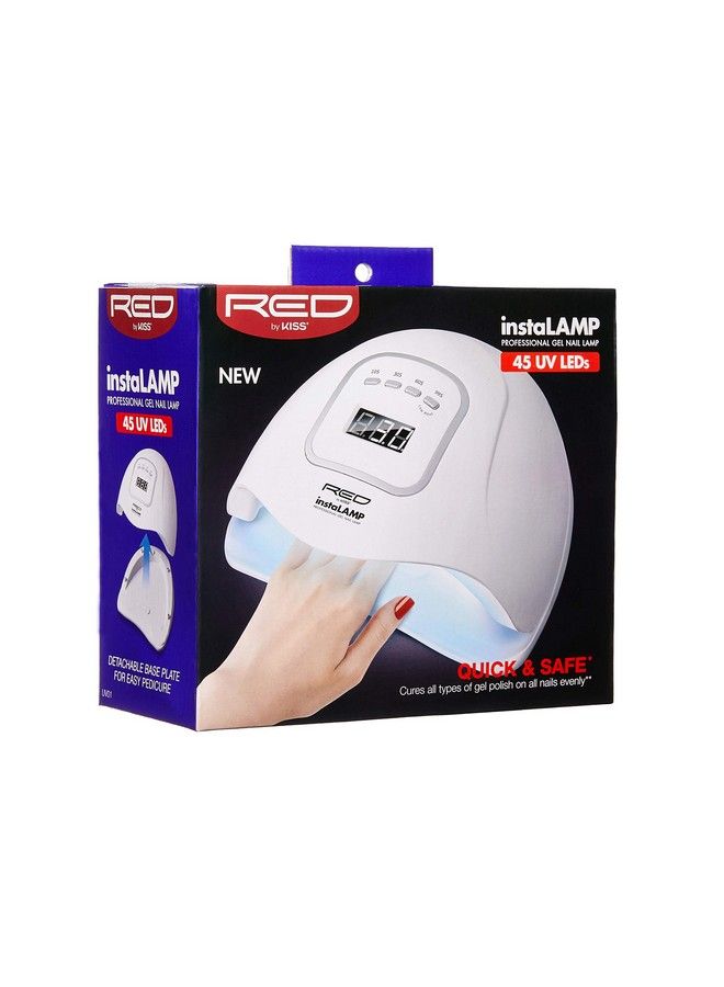 Red by Kiss Instalamp Professional Gel Nail Lamp 45 Uv Leds With 4 Timers  - Image 5
