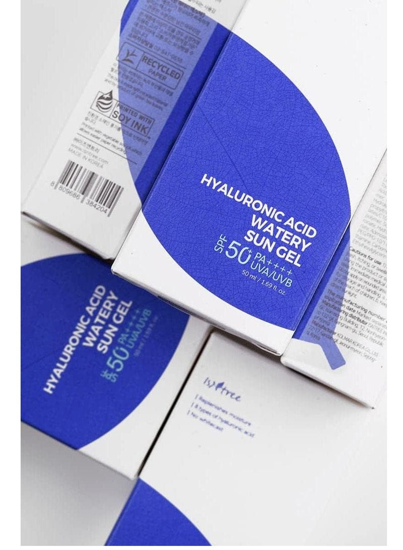 IsNtree Hyaluronic Acid Watery Sun Gel 50ml - Image 4