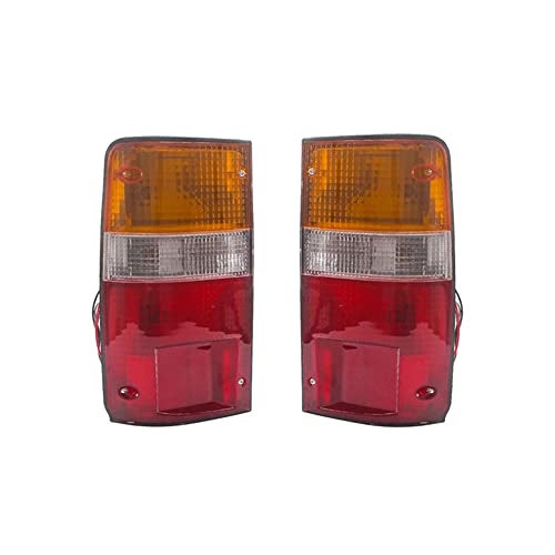 TOTMOX Tail Lights Turn Signal Rear Tail Light Assembly Compatible with Toyota Pickup Hilux Mk3 1989-1992 (Red/Amber Lights) - Image 1