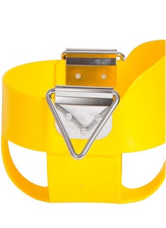 Funz Iron wall swing with Full Bucket seat and chains for outdoor Yellow  - Image 3