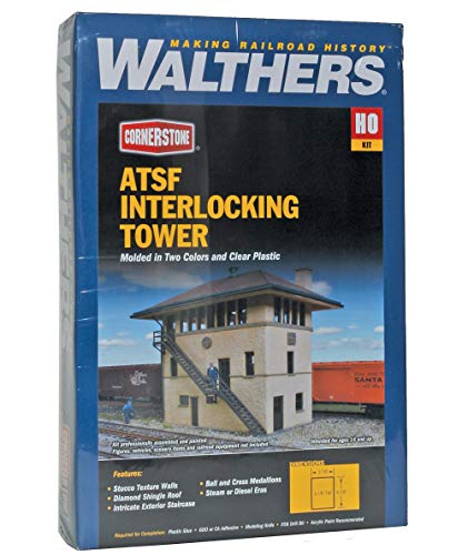 Walthers Cornerstone HO Scale ATSF Interlocking Tower Structure Kit - Image 5