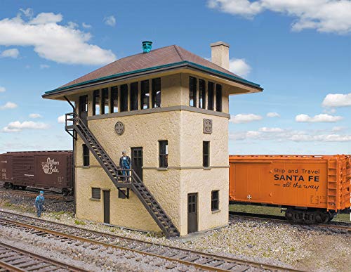 Walthers Cornerstone HO Scale ATSF Interlocking Tower Structure Kit - Image 1