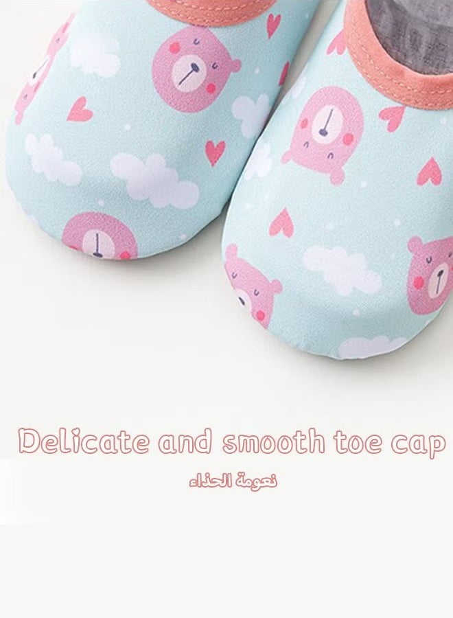 Unewshi Infant Water Socks Toddler Baby Boys Girls Non-Slip Socks Barefoot Quick-Dry Non-Slip Swim Socks Aqua Water Shoes for Beach Swimming Pool Water Park - Image 2