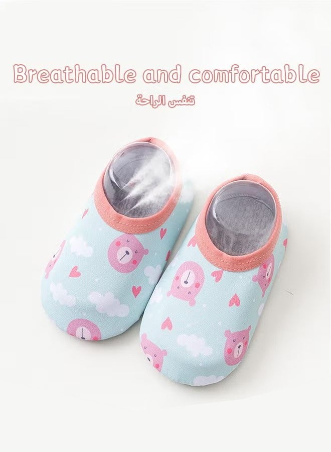 Unewshi Infant Water Socks Toddler Baby Boys Girls Non-Slip Socks Barefoot Quick-Dry Non-Slip Swim Socks Aqua Water Shoes for Beach Swimming Pool Water Park - Image 4