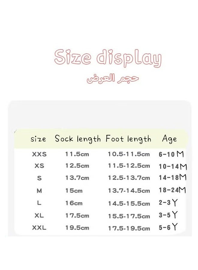 Unewshi Infant Water Socks Toddler Baby Boys Girls Non-Slip Socks Barefoot Quick-Dry Non-Slip Swim Socks Aqua Water Shoes for Beach Swimming Pool Water Park - Image 5