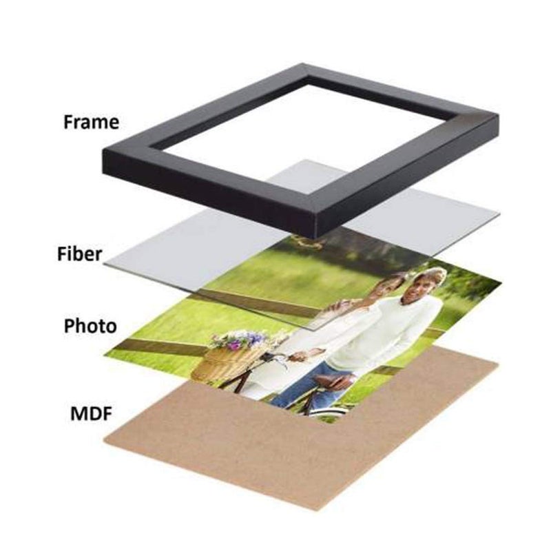 CDM A4 Size Wood Wall MDF Photo Frame (Black,12 Photos, Documents), Rectangular - Image 3