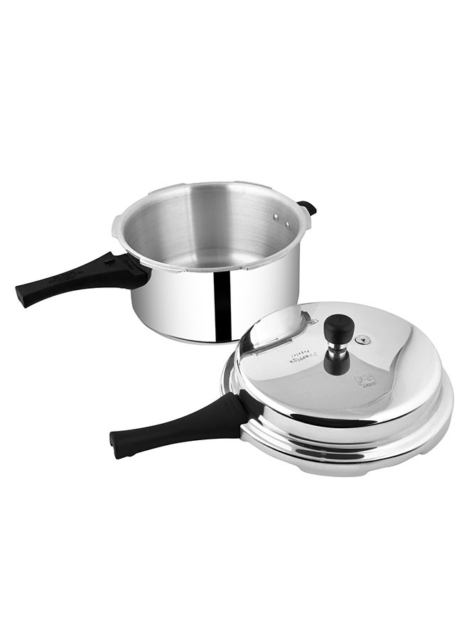 Prestige Popular Pressure Cooker with Lid 7.5 Ltr and Pressure Pan without Lid 3.5 Ltr | Aluminium Cooker|Heat Resistant Side Handles - Image 2