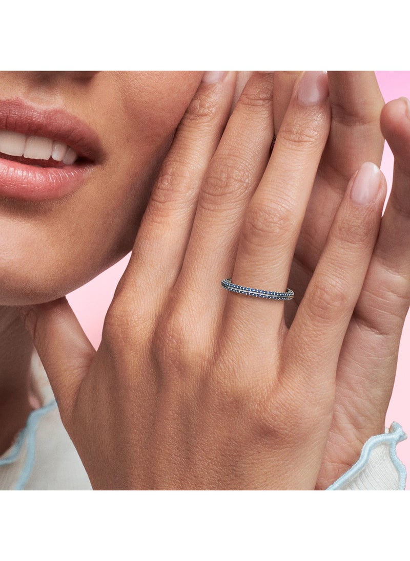 PANDORA Pandora ME Blue Pavé Ring, Size 58  - Image 3