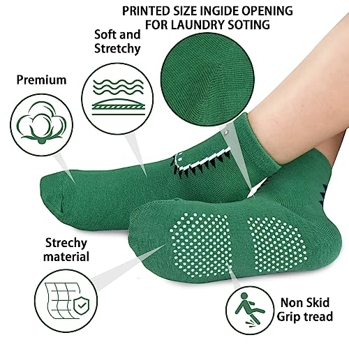 Tphon Toddler Socks, Baby Non Slip Socks for Boys Girls 12 Pairs Kids Infants Children Sock 7-10 Years - Image 2