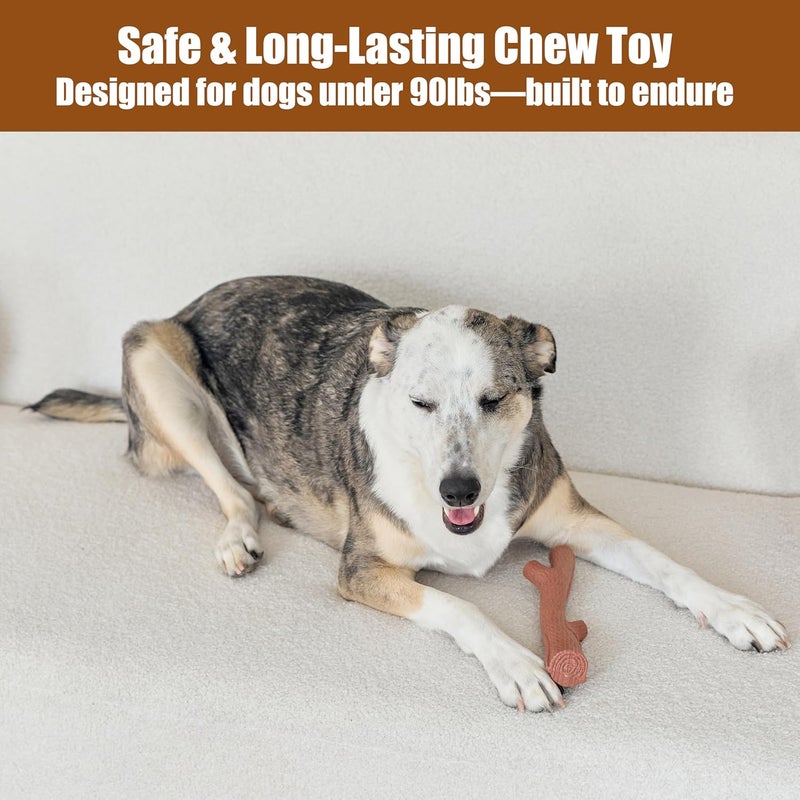 spot Bam-Bones Plus Branch -Bamboo Fiber & Nylon, Durable Long Lasting Dog Chew for Aggressive Chewers – Great Toy for Adult Dogs & Teething Puppies Under 90lbs, Non-Splintering, 9.5in, Beef Flavor - Image 5