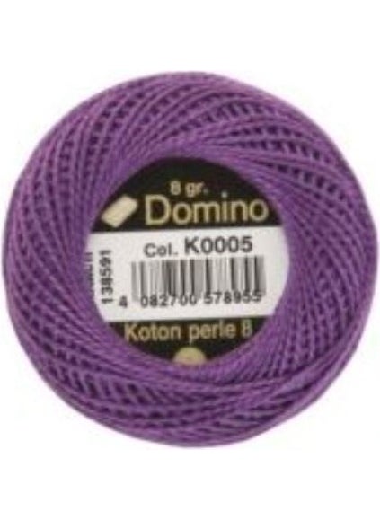 Coats - Domino Koton Perle No:8 Embroidery Thread - Image 1