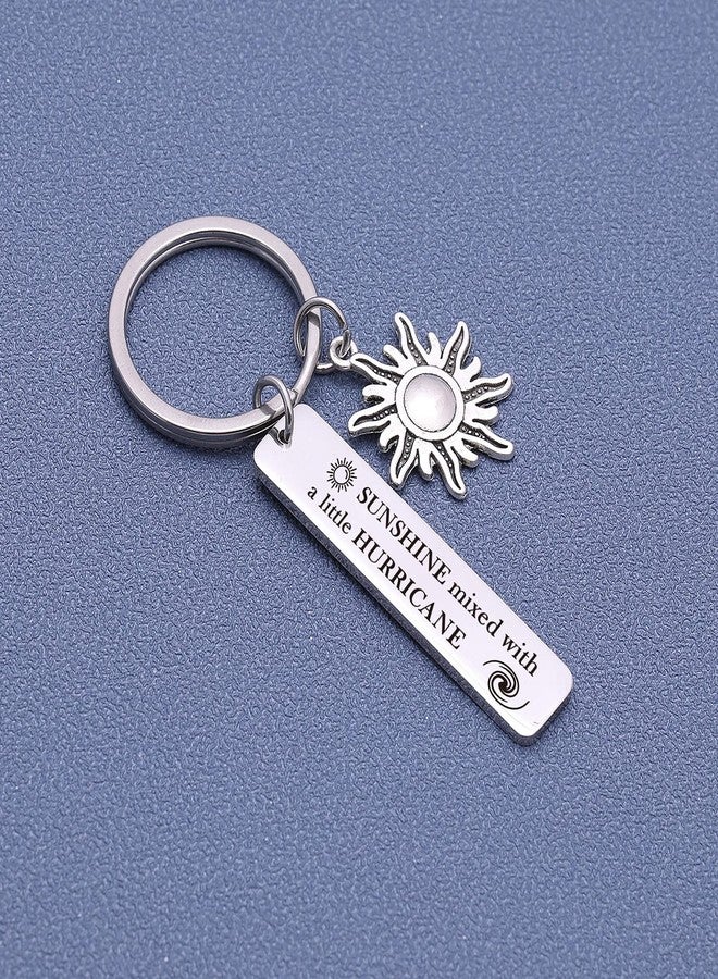 Nothers ASANHAO Sunshine Hurricane Inspirational Keychain - Motivational Gift for Women Men, Positive Jewelry Accessories for Women Friends, Encouragement Token for Daily Carry - Image 2