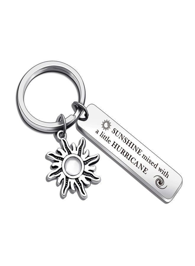 Nothers ASANHAO Sunshine Hurricane Inspirational Keychain - Motivational Gift for Women Men, Positive Jewelry Accessories for Women Friends, Encouragement Token for Daily Carry - Image 1