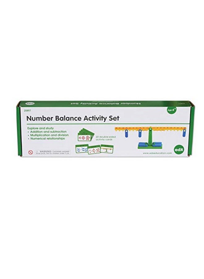 edxeducation - 25897 Number Balance Activity Set Math Balance Counting Toy Learn Addition Subtraction And Multiplicationpack Of 41 - Image 1