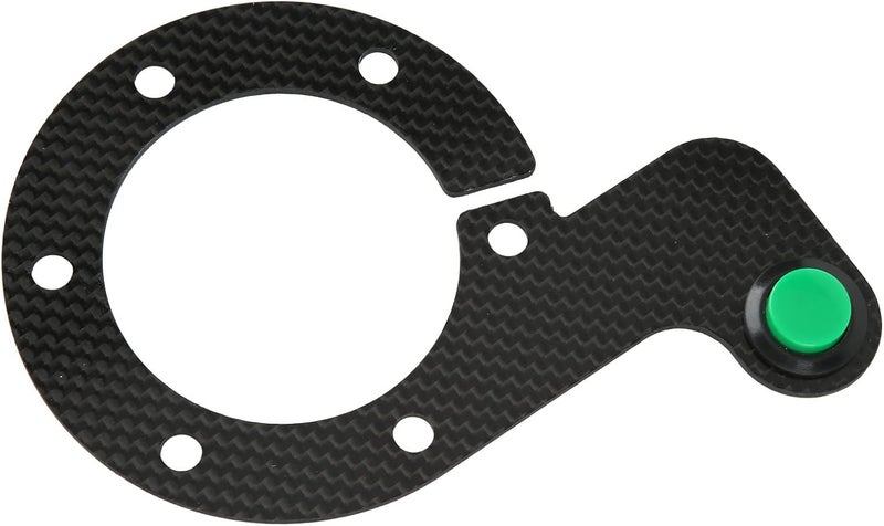 Steering Wheel Horn Button, 6 Hole Carbon Fiber Acrylic Touch Sensitive Horn Button for, with High Precision Sensitivity for Enhanced Safety and Style (Green) - Image 5